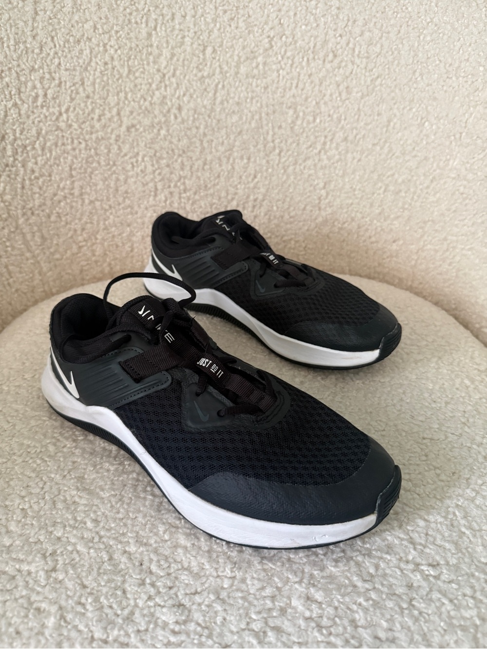 Nike MC Trainer Black & White Training Shoes